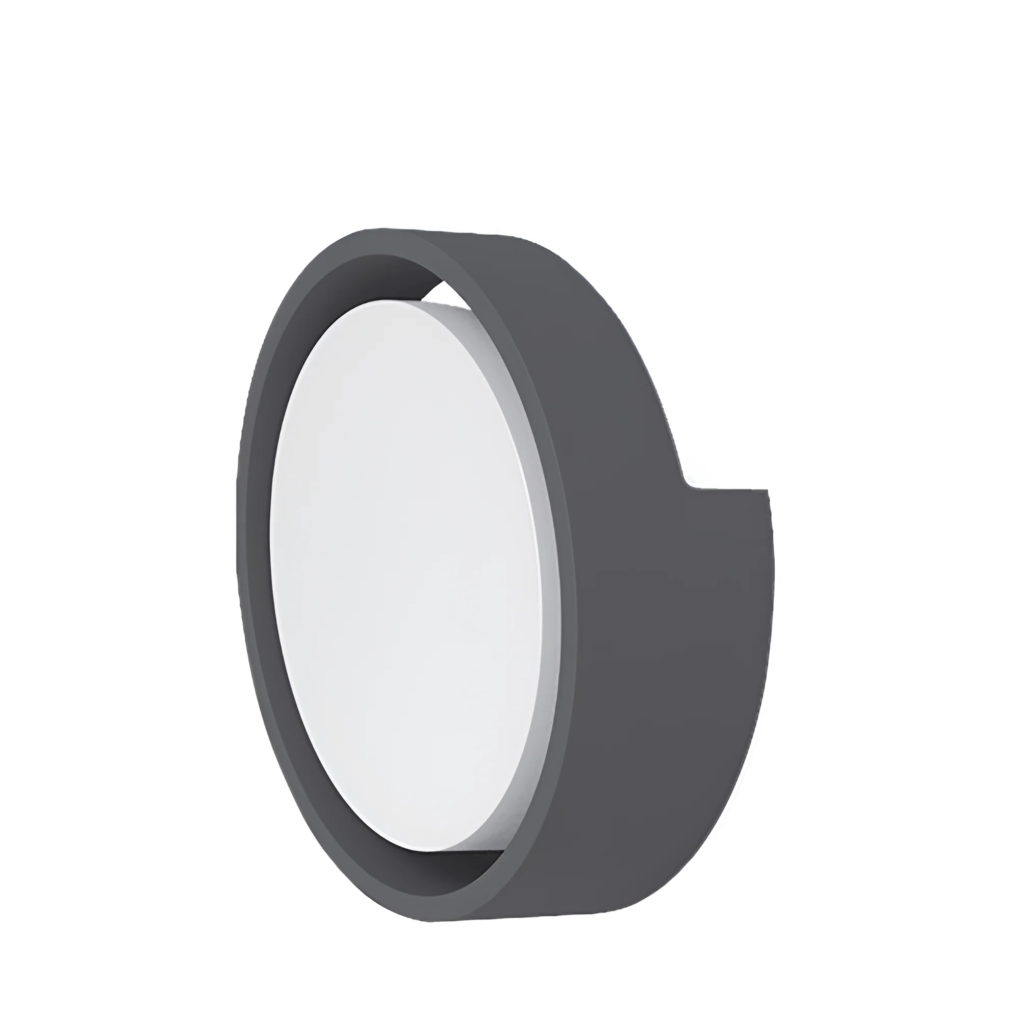 LED zidna spoljna svetiljka okrugla 12W 6500K siva IP65 Braytron Walls D