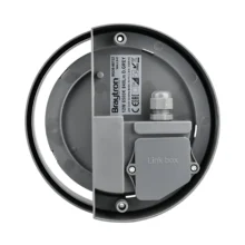 LED zidna spoljna svetiljka okrugla 12W 6500K siva IP65 Braytron Walls D
