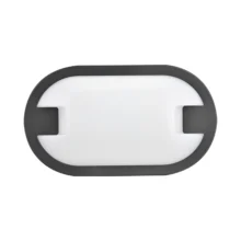 LED zidna spoljna svetiljka elipsa 15W 3000K siva IP65 Braytron Walls D