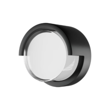 LED zidna spoljna svetiljka okrugla 15W 3000K crna IP65 Braytron Walls G1