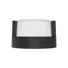 LED zidna spoljna svetiljka okrugla 15W 3000K crna IP65 Braytron Walls G1