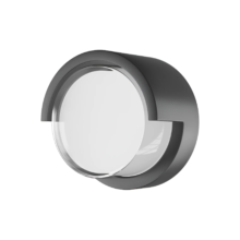 LED zidna spoljna svetiljka okrugla 15W CCT tamno siva IP65 Braytron Walls G1