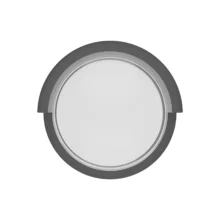 LED zidna spoljna svetiljka okrugla 15W CCT tamno siva IP65 Braytron Walls G1