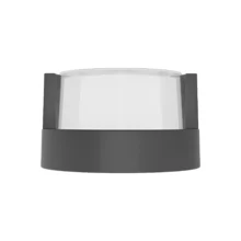 LED zidna spoljna svetiljka okrugla 15W CCT tamno siva IP65 Braytron Walls G1