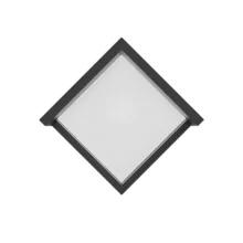 LED zidna spoljna svetiljka kvadratna 15W 3000K crna IP65 Braytron Walls G1