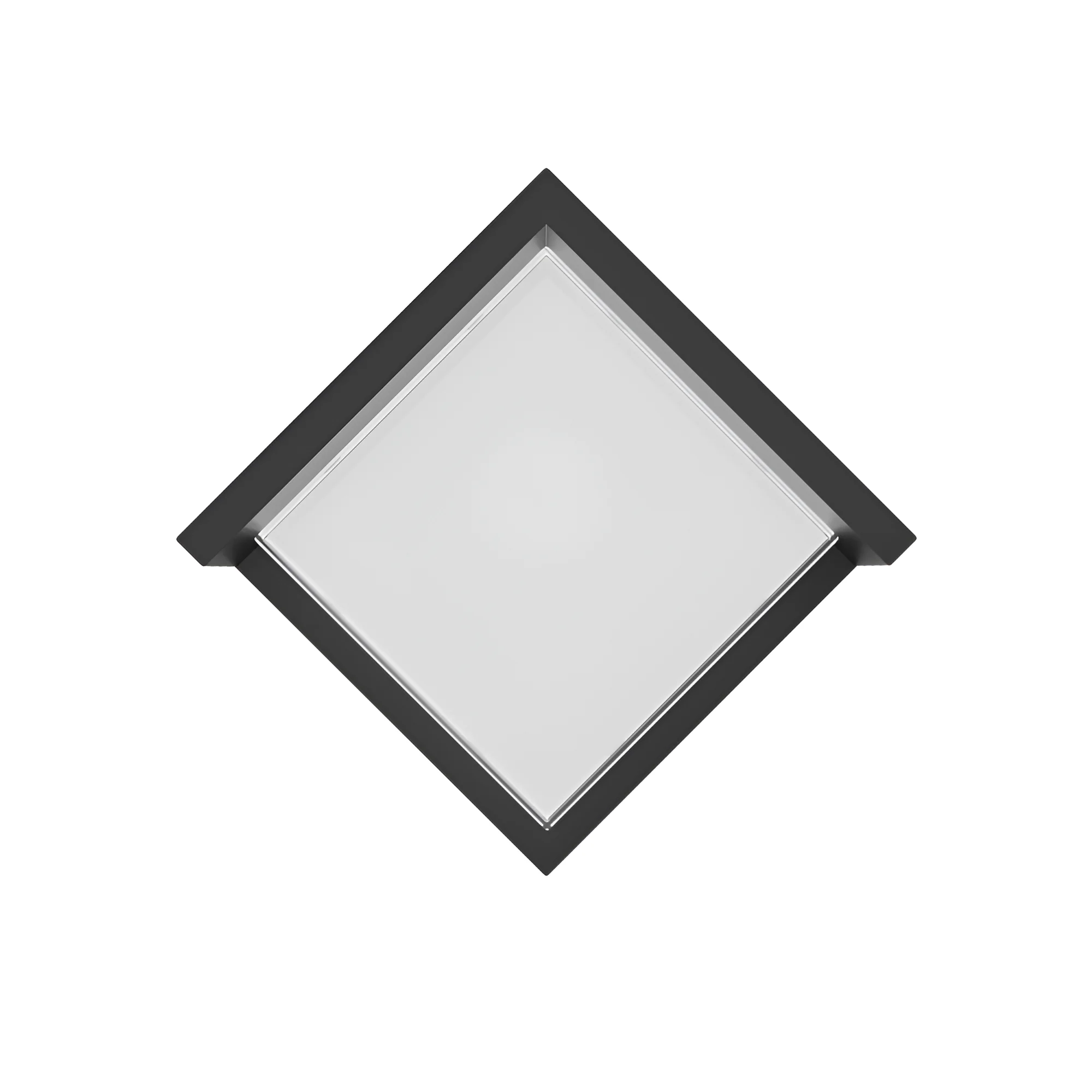 LED zidna spoljna svetiljka kvadratna 15W 3000K crna IP65 Braytron Walls G1 - Слика 4