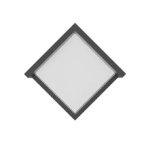 LED zidna spoljna svetiljka kvadratna 15W CCT tamno siva IP65 Braytron Walls G1
