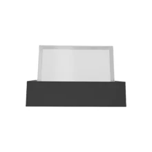 LED zidna spoljna svetiljka kvadratna 15W 3000K crna IP65 Braytron Walls G2