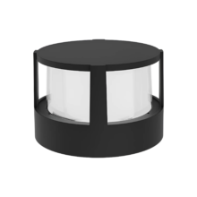 LED zidna spoljna svetiljka okrugla visoka 15W CCT crna IP65 Braytron Walls G1