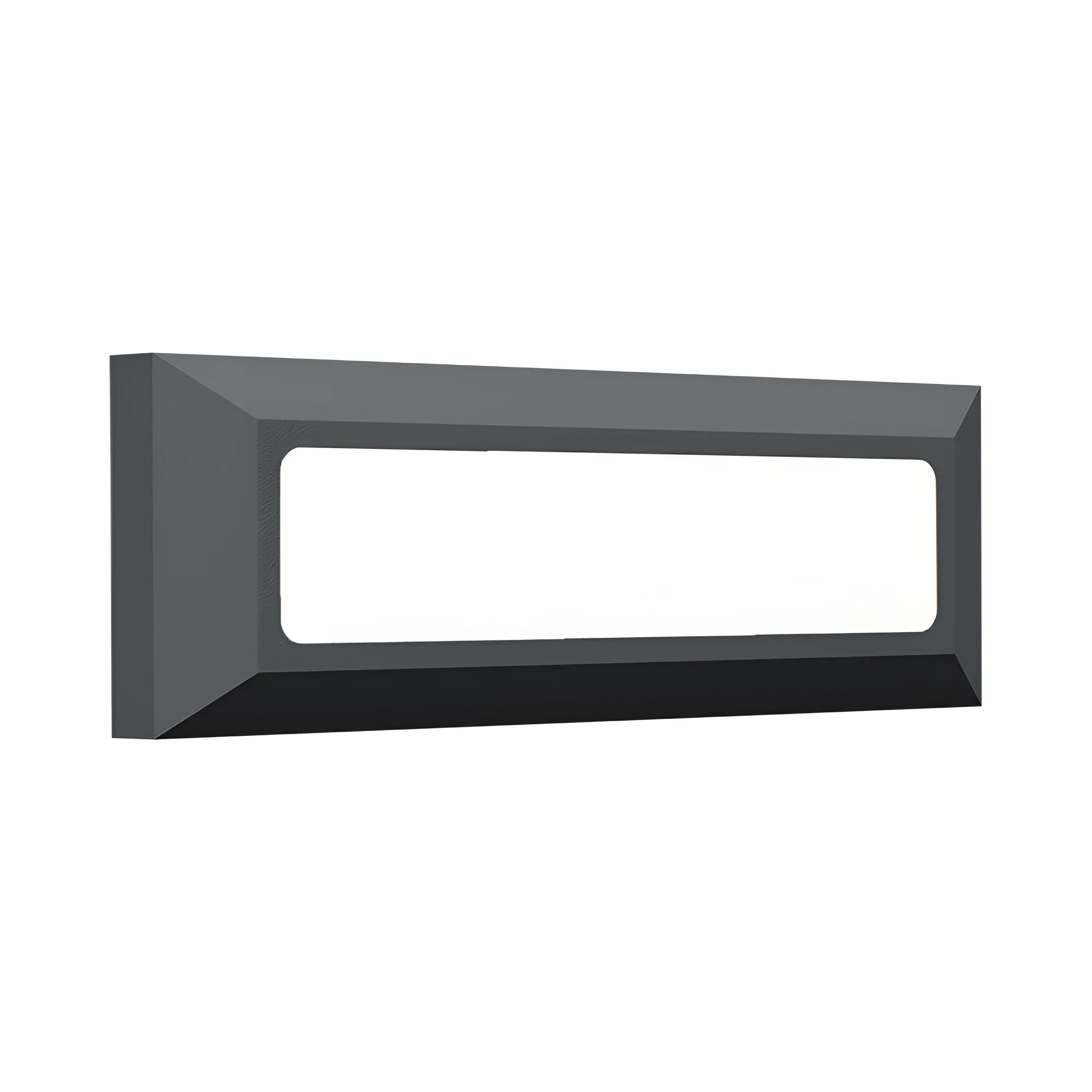 LED zidna spoljna svetiljka pravougaona 3W CCT siva IP65 Braytron Vekta B - Слика 4
