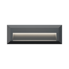 LED zidna spoljna svetiljka pravougaona 3W CCT siva IP65 Braytron Vekta B II