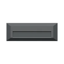 LED zidna spoljna svetiljka pravougaona 3W CCT siva IP65 Braytron Vekta B II