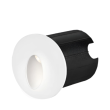 LED mini zidna spoljna svetiljka okrugla 2W 3000K bela IP65 Braytron Vector