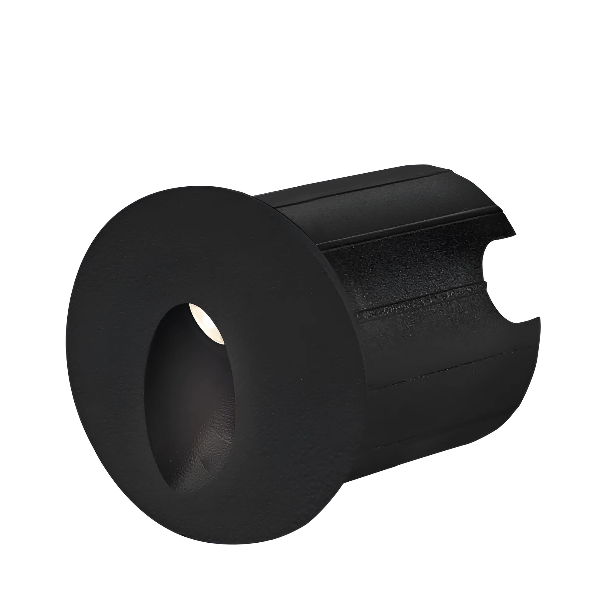 LED mini zidna spoljna svetiljka okrugla 2W 3000K crna IP65 Braytron Vector