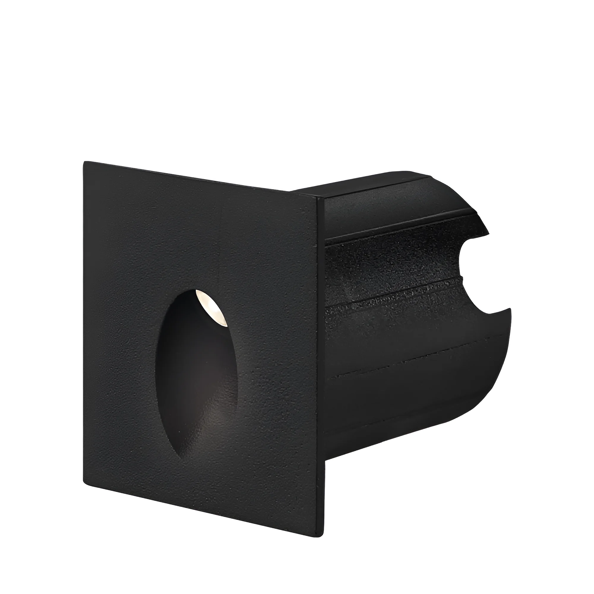 LED mini zidna spoljna svetiljka kvadratna 2W 3000K crna IP65 Braytron Vector