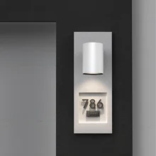LED zidna spoljna spot svetiljka okrugla 9W CCT bela IP65 Braytron Vekta D