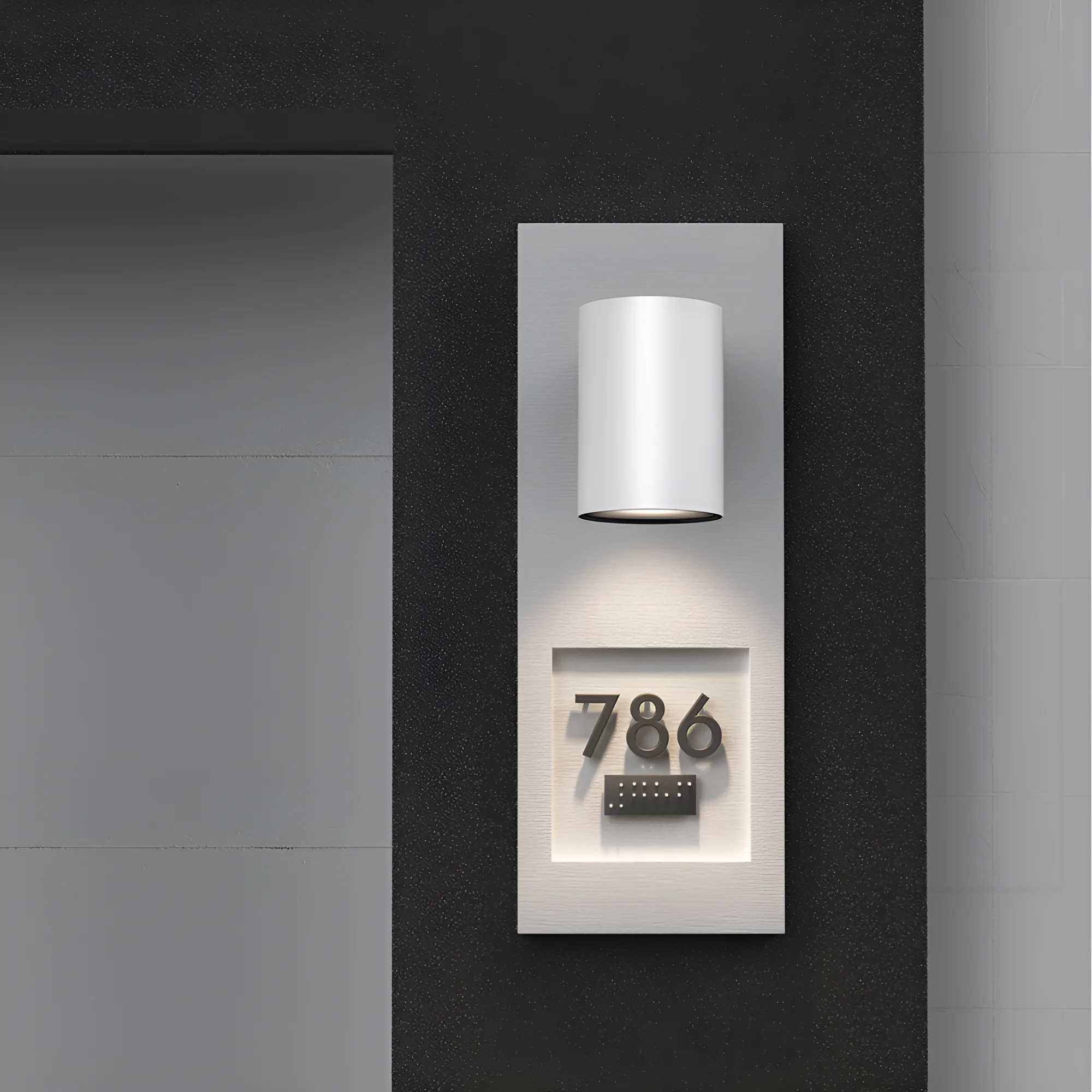 LED zidna spoljna spot svetiljka okrugla 9W CCT bela IP65 Braytron Vekta D
