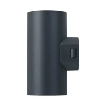 LED zidna spoljna svetiljka dvosmerna 2x9W CCT siva IP65 Braytron Vekta D