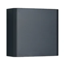 LED zidna spoljna svetiljka dvosmerna 2x1W CCT siva IP65 Braytron Vector B