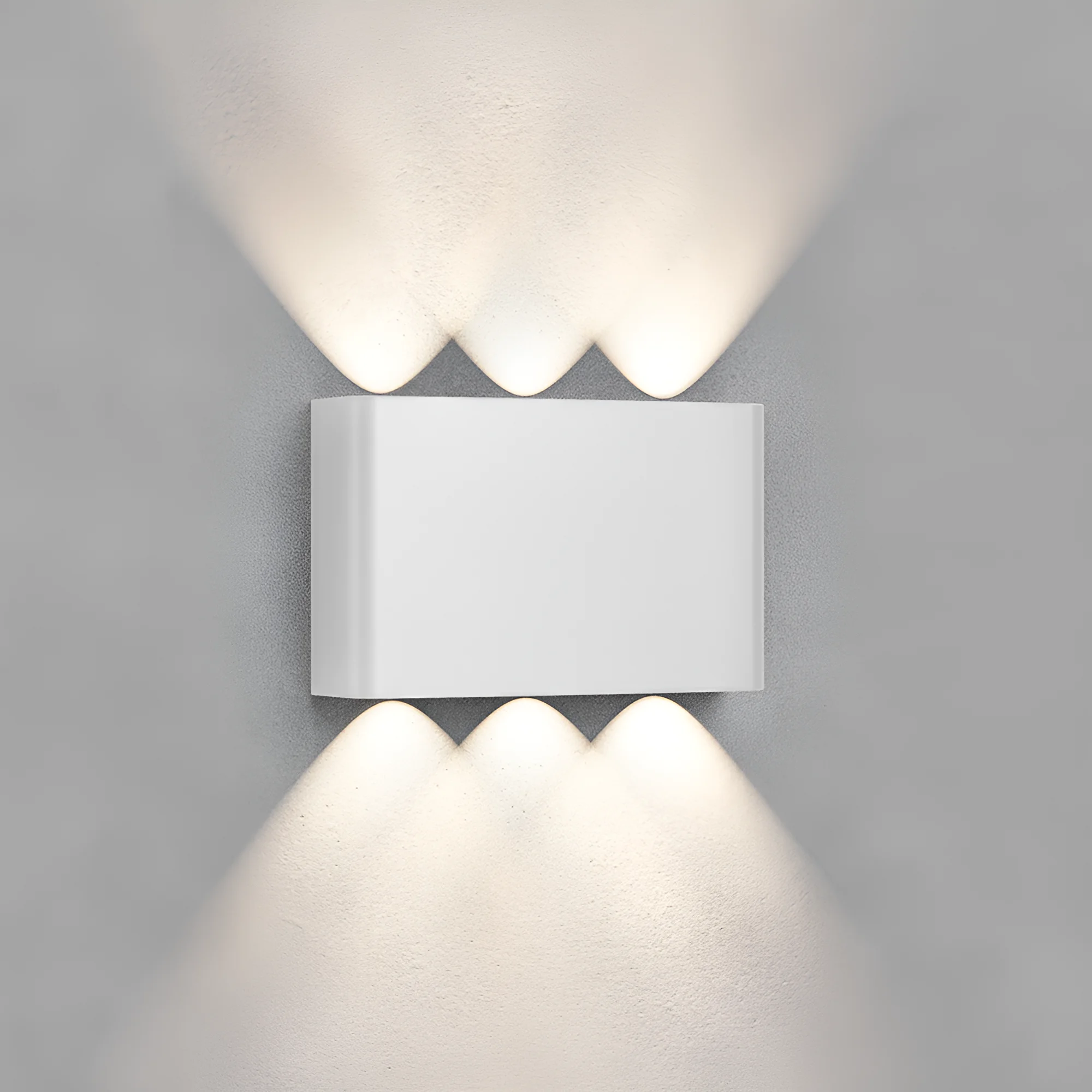 LED zidna spoljna svetiljka 6x1W CCT bela IP65 Braytron Vector B