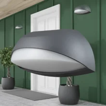 LED zidna spoljna svetiljka 7W 3000K siva IP54 Braytron Pirus S