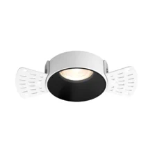 GU10 ugradna rozetna okrugla bela sa crnom Braytron Gata (izrez 65 mm)