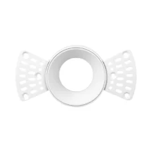 GU10 ugradna rozetna okrugla bela sa crnom Braytron Gata (izrez 65 mm)