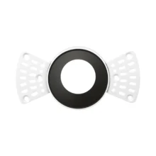 GU10 ugradna rozetna okrugla bela sa crnom Braytron Gata (izrez 65 mm)
