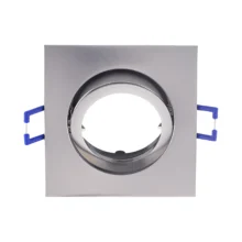 GU10 ugradna rozetna kvadratna nikl Braytron Mitto (izrez 70 mm)