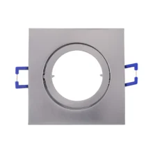 GU10 ugradna rozetna kvadratna nikl Braytron Mitto (izrez 70 mm)