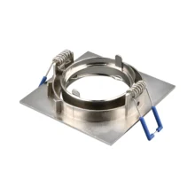 GU10 ugradna rozetna kvadratna nikl Braytron Mitto (izrez 75 mm)