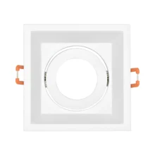 GU10 ugradna rozetna kvadratna bela Braytron Tetra (izrez 92 mm)
