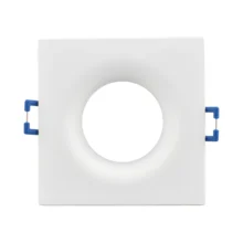GU10 ugradna rozetna kvadratna bela Braytron Tetra (izrez 65 mm)