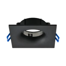 GU10 ugradna rozetna kvadratna crna Braytron Tetra (izrez 65 mm)