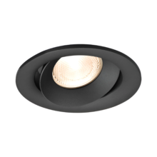 GU10 ugradna rozetna okrugla crna Braytron Tetra (izrez 80 mm)
