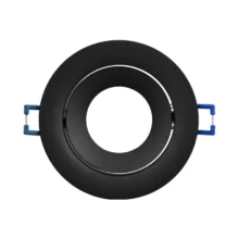 GU10 ugradna rozetna okrugla crna Braytron Tetra (izrez 80 mm)