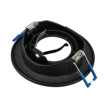 GU10 ugradna rozetna okrugla crna Braytron Tetra (izrez 80 mm)