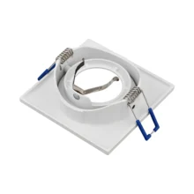 GU10 ugradna rozetna kvadratna bela Braytron Tetra (izrez 80 mm)