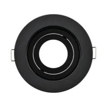 GU10 ugradna rozetna okrugla crna Braytron Beta (izrez 90 mm)