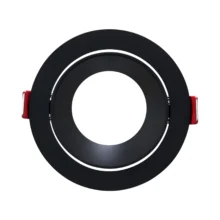GU10 ugradna rozetna okrugla crna Braytron Beta (izrez 70 mm)