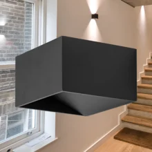 LED stepenišna svetiljka kvadratna 8W crna 3000K Braytron Step
