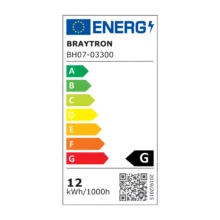 LED zidna lampa 12W bela 3000K Braytron AVVA