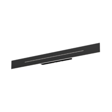 LED zidna lampa 20W crna 3000K Braytron LEVA
