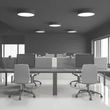 LED plafonjera okrugla Ø400 36W CCT crna Braytron Blade