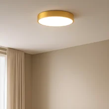 LED plafonjera okrugla Ø400 36W CCT zlatna Braytron Blade