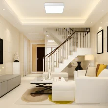 LED plafonjera kvadratna 400×400 36W CCT bela Braytron Blade