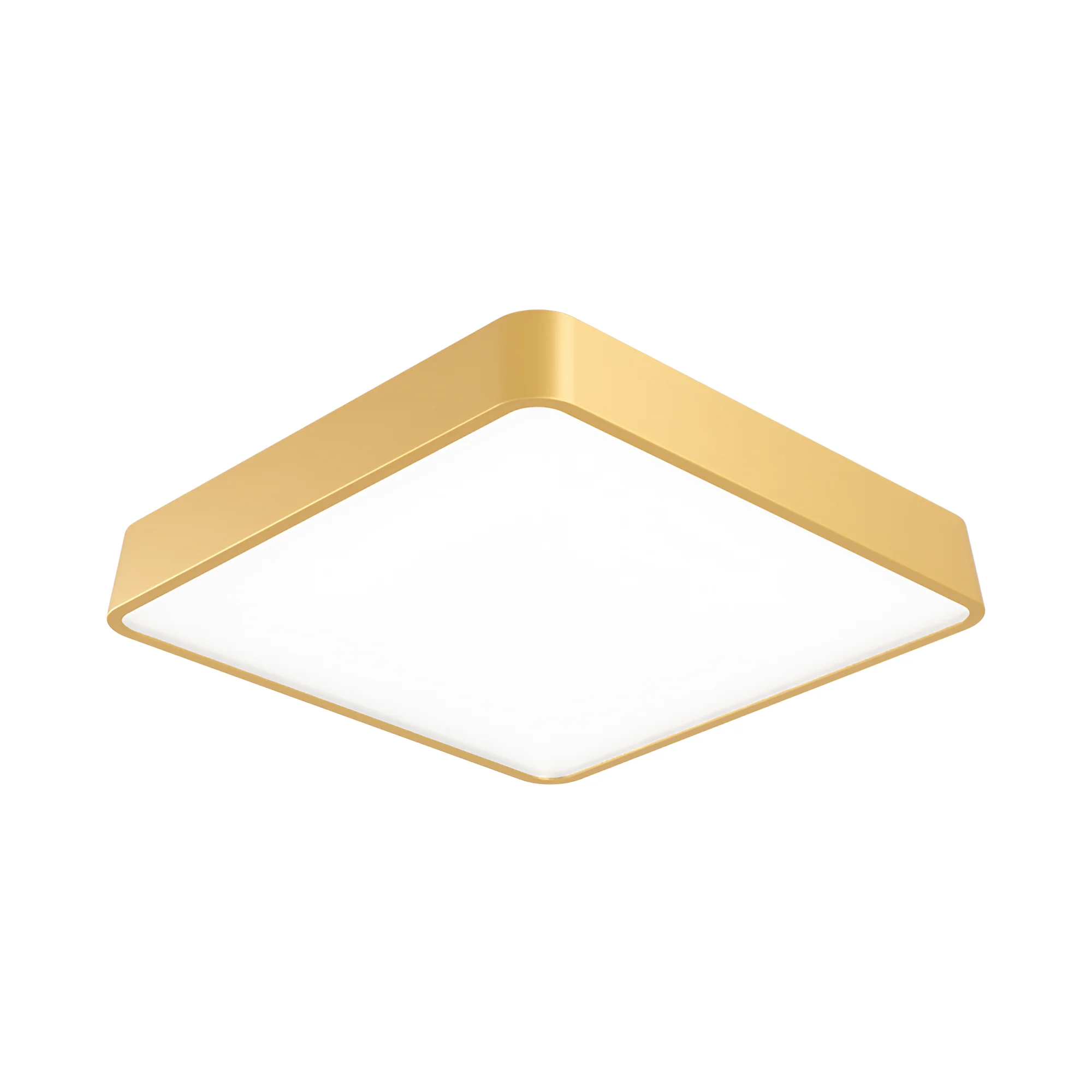 LED plafonjera kvadratna 400×400 36W CCT zlatna Braytron Blade