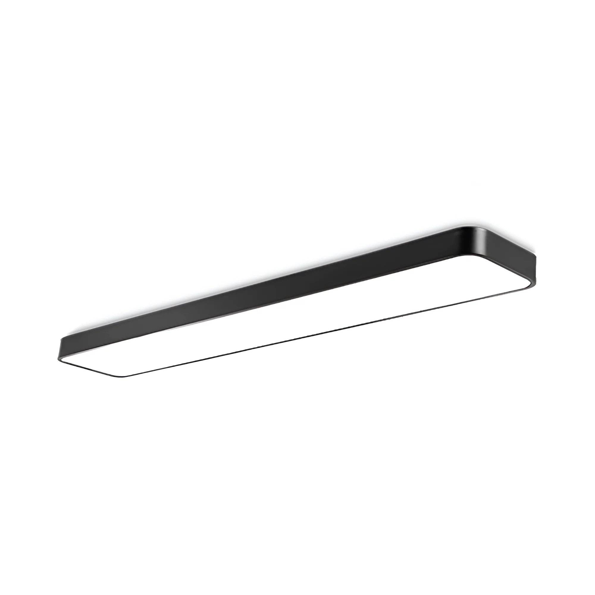 LED plafonjera pravougaona 1200×200 45W CCT crna Braytron Blade
