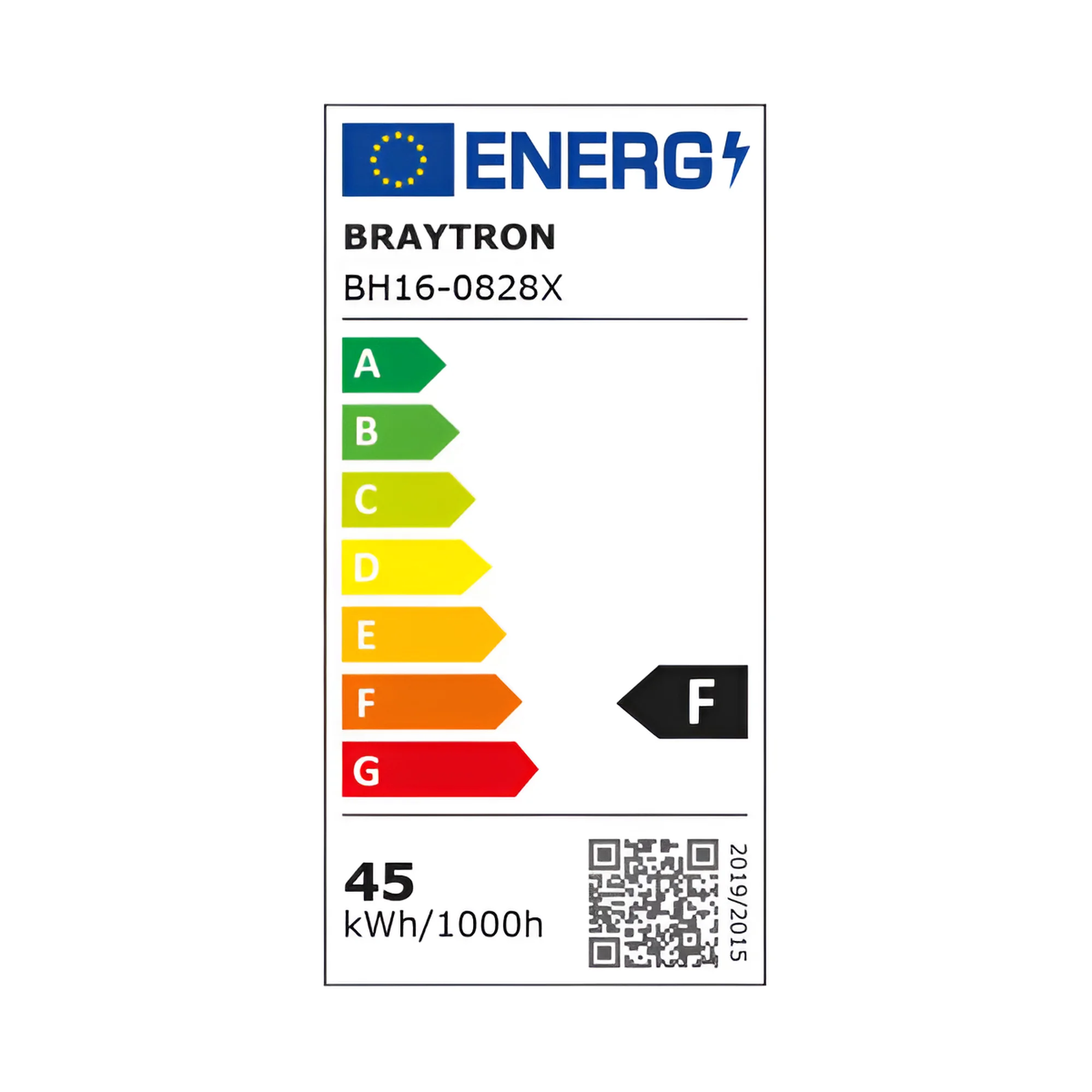 LED plafonjera pravougaona 1200x200 45W CCT crna Braytron Blade - Slika 6