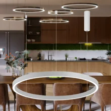 Braytron Lina viseća LED svetiljka okrugla 35 W CCT Bela